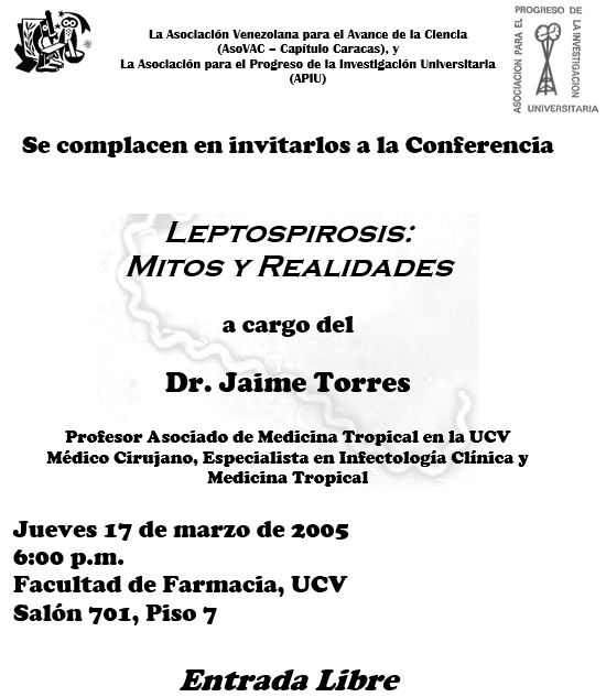 Leptospirosis: Mitos y Realidades