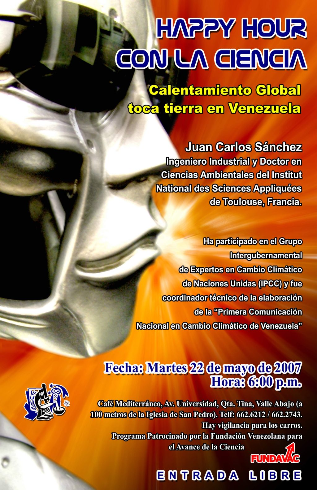 Happy Hour con la Ciencia: Calentamiento Global toca tierra en Venezuela