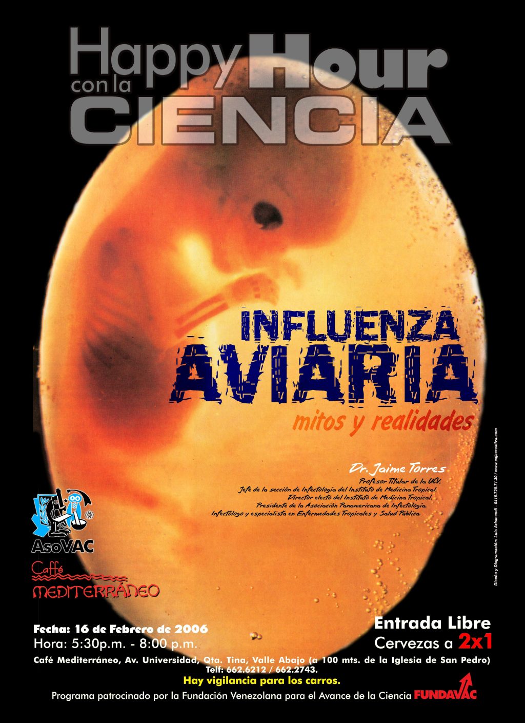 Happy Hour con la Ciencia: Influenza Aviaria mitos y realidades