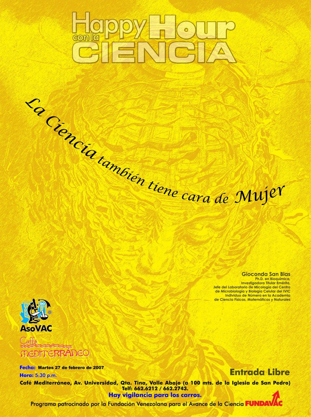 Happy Hour con la Ciencia: La Ciencia también tiene cara de Mujer